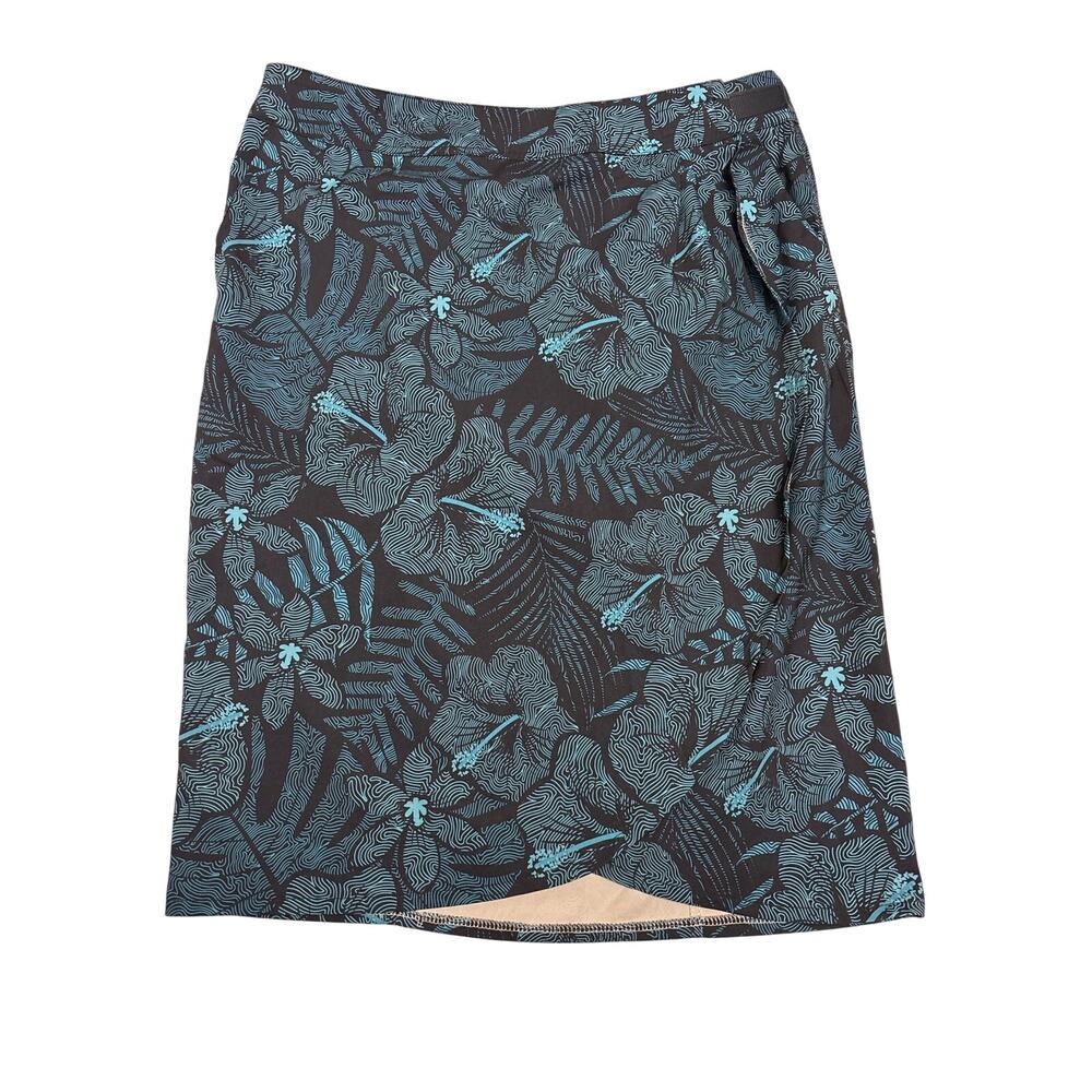 RipSkirt Hawaii quick-dry wrap skirt blue tropical "Maui Moonlight" Pattern - M